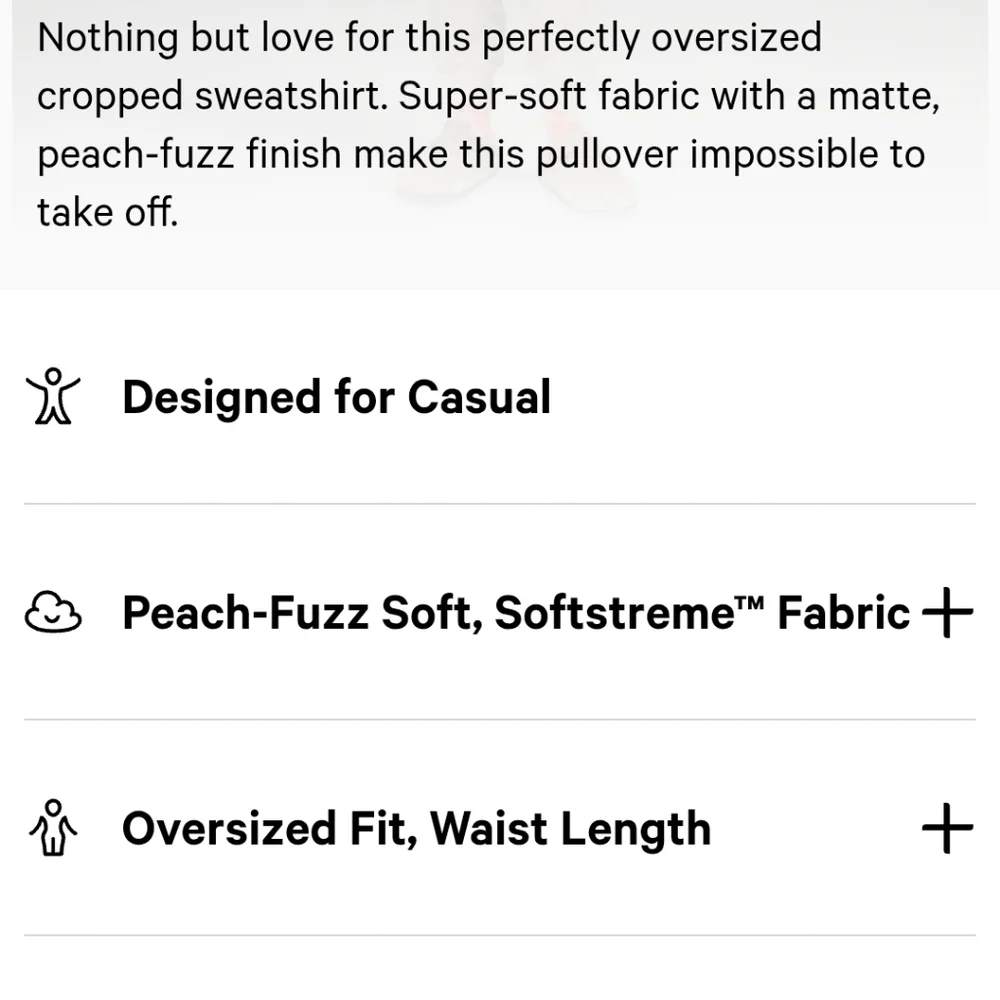 Lululemon Perfectly oversized Softstreme Crew - Picture 5 of 15